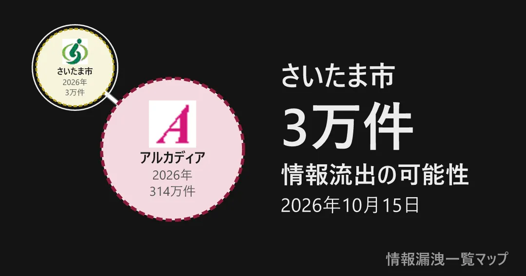 さいたま市 さいたま市と、委託先を線でつないだ図